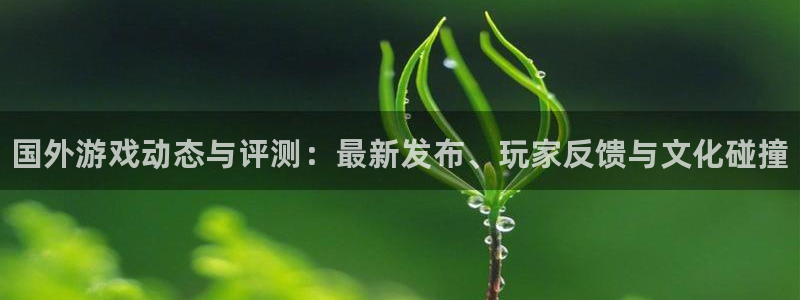 高德娱乐娱乐：国外游戏动态与评测：最新发布、玩家反馈与文化碰